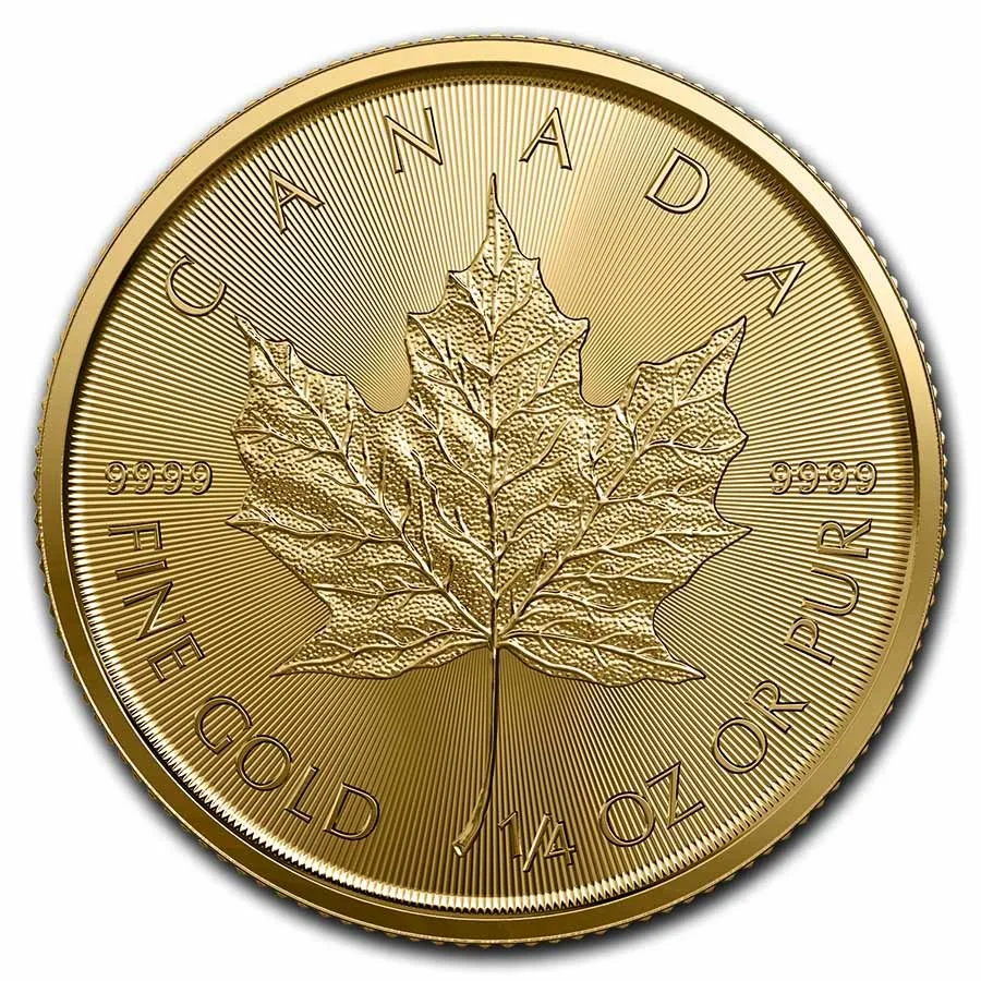 1/4oz Canadian Maple Leaf Gold Coin (Prior years)
