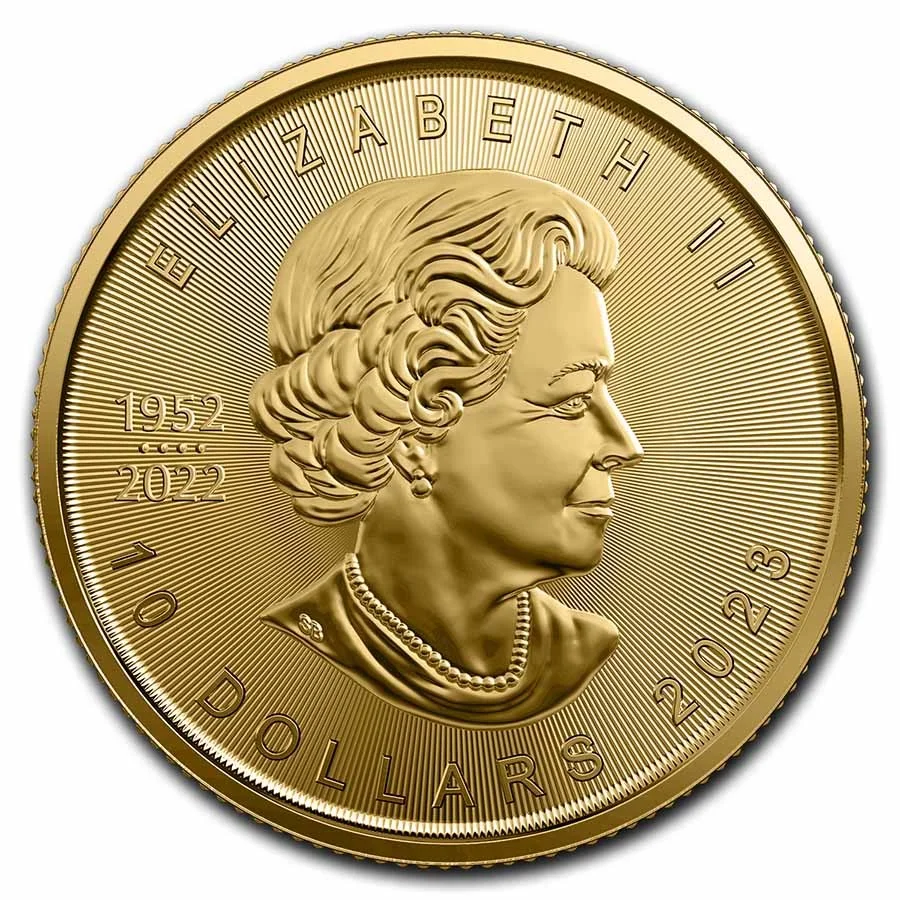 1/4oz Canadian Maple Leaf Gold Coin (Prior years) image 2