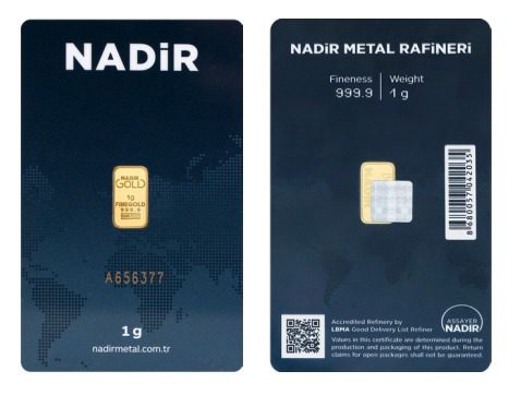 1g Nadir Gold Bar