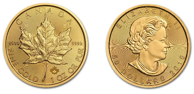 1oz Canadian Maple Leaf Gold Coin (Circulated - Various Conditions)