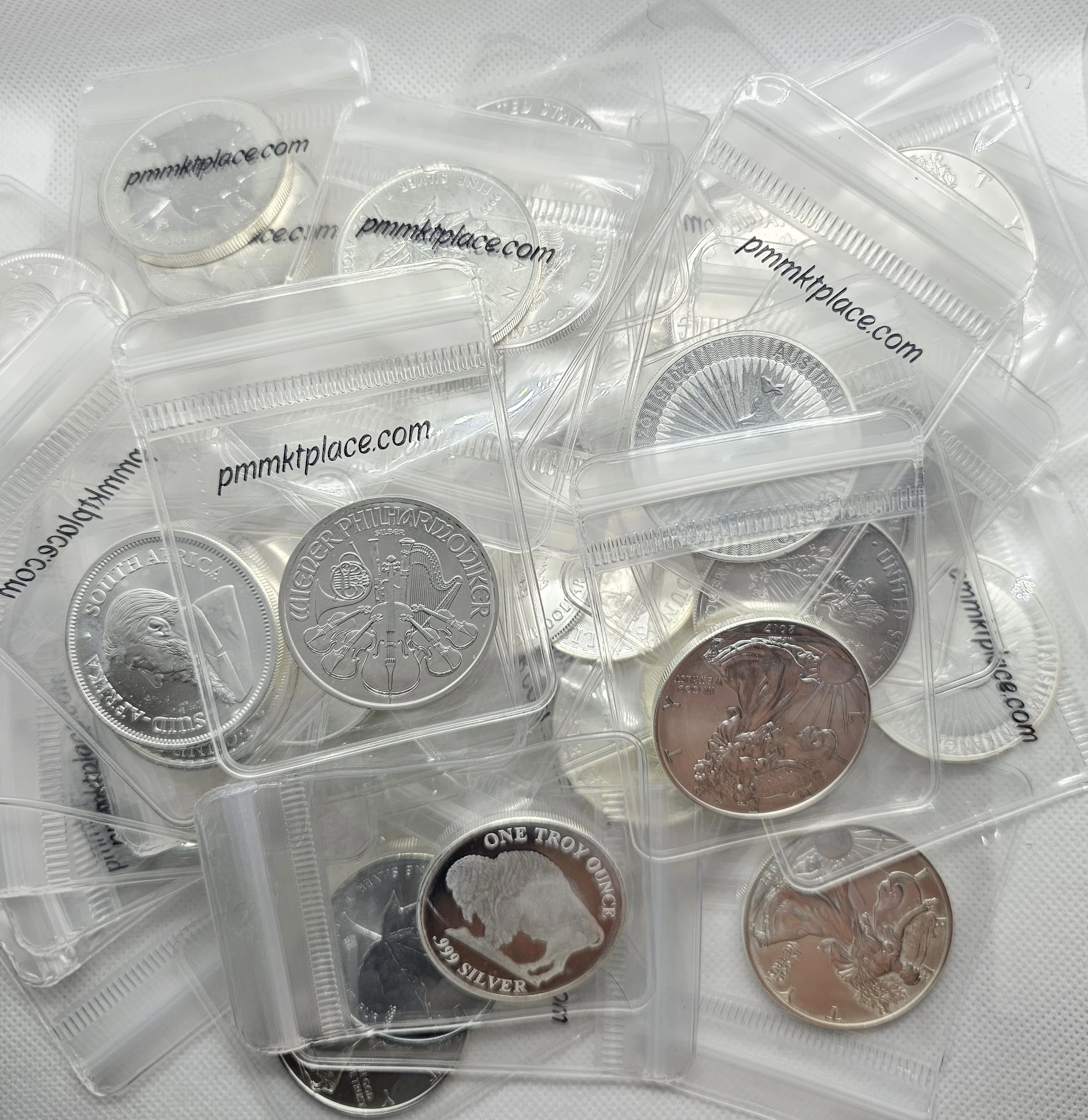 1oz LBMA Silver Coins (Circulated - Good Condition)