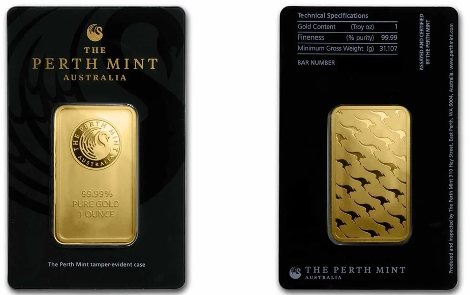 1oz Perth Mint Gold Bar